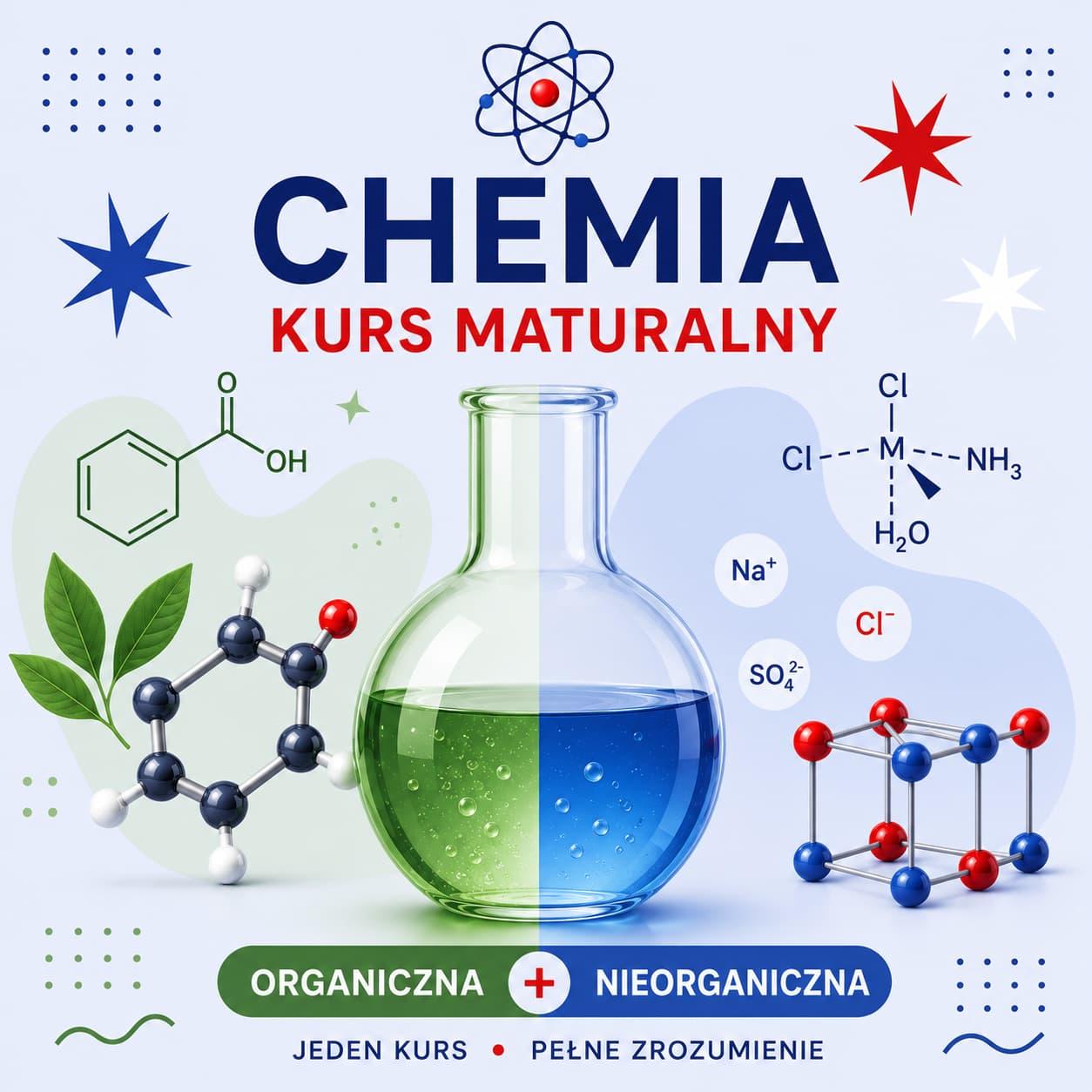 Chemia nieorganiczna + organiczna - pakiet kursów maturalnych